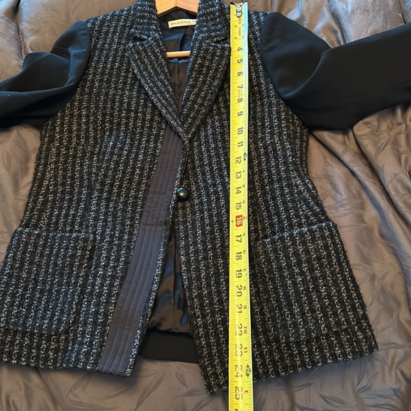 🔥SOLD🔥 BALENCIAGA PARIS black wool blend blazer - Picture 11 of 11